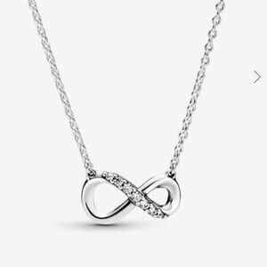 Pandora Sparkling Infinity Collier Necklace sterling silver